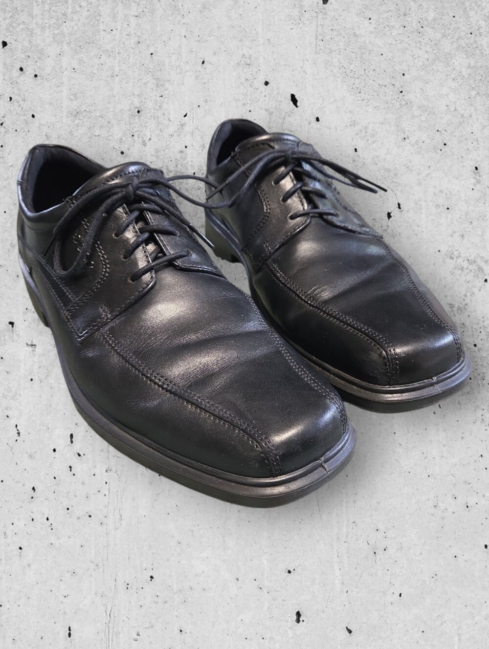 ECCO Helsinki Men's Leather Derby Shoe Dress Formal Size 12 Business Work